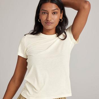 Allbirds Sea T shirts Damen Weiß | PCHQX11636