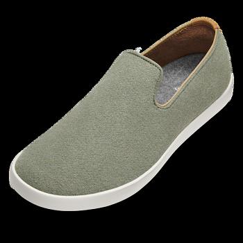 Allbirds Wolle Loungers Slip-Ons Herren Tiefesgrün | LCHTR58300