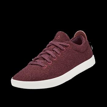 Allbirds Wolle Pipers Sneakers Damen Bordeaux | MCHHR75647