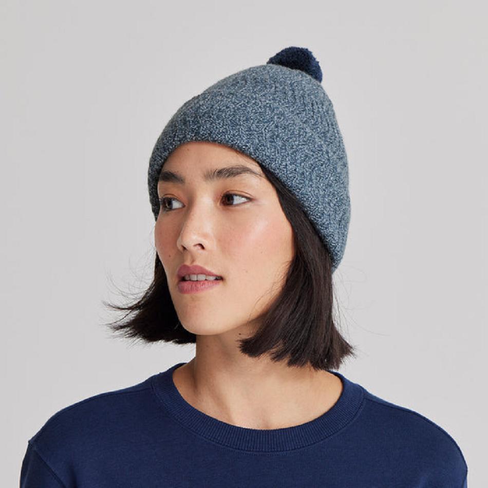 Allbirds The Pom Beanie Hüte Damen Blau | UCHTG27893