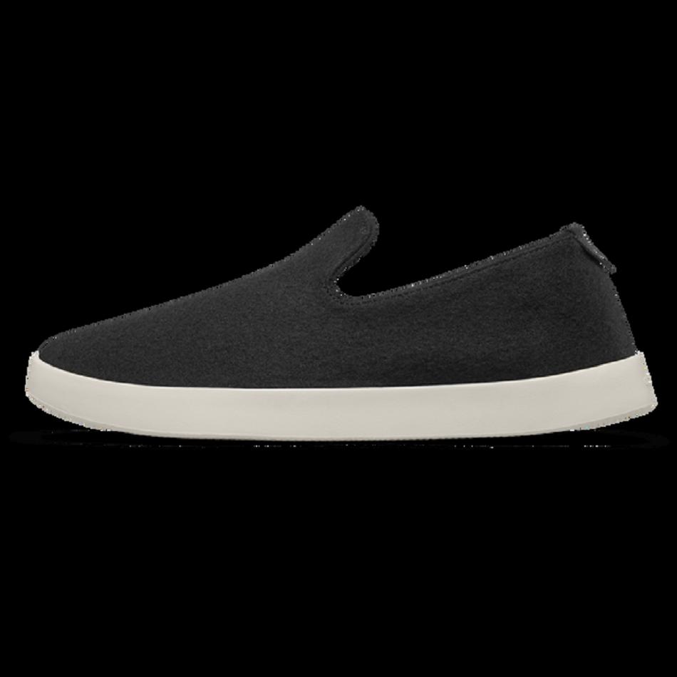 Allbirds Wolle Loungers Slip-Ons Herren Schwarz | LCHTR50380