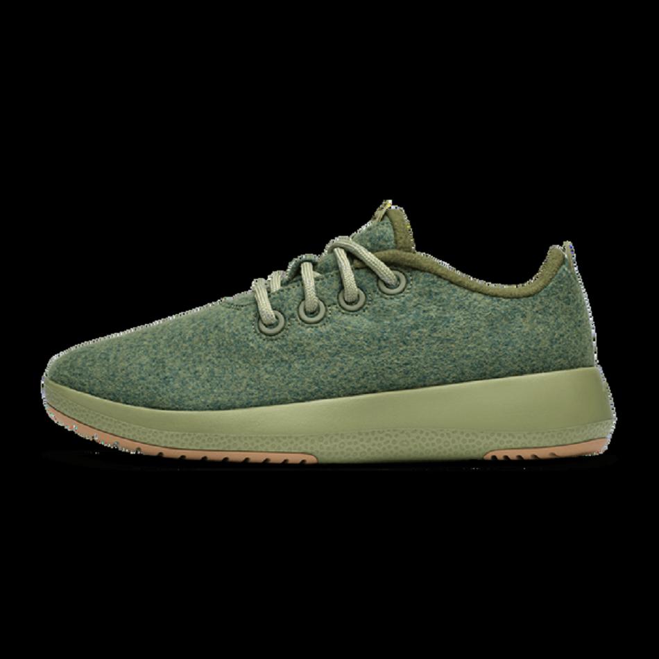 Allbirds Wolle Runner Mizzles Sneakers Damen Grün | CHDYB58533